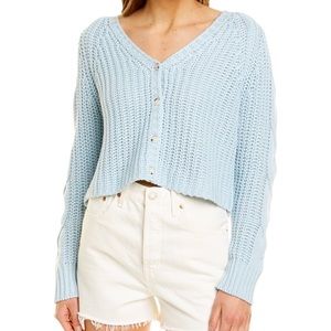 525 America Cable Sleeve Cardigan SZ L NWT